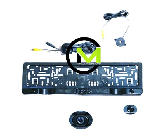 قاب پلاک با دوربین و سنسور دنده عقب VORTX