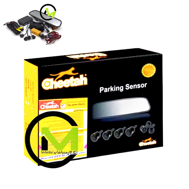 پک آینه مانیتور با سنسور و دوربین عقب چیتا