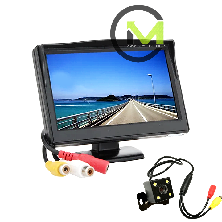 مانیتور رو داشبردی با دوربین دنده عقب smd پایه داد - تصویر 3