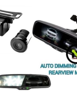 آینه مانیتور پایه فابریک 206 با دوربین دنده عقب