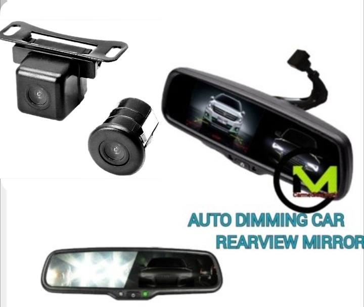 آینه مانیتور پایه فابریک 206 با دوربین دنده عقب